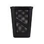 Mind Reader 15.85-Gallon Slim Laundry Hamper with Lid, Plastic, Black (HBIN60-BLK)~#|#~2568268E-48DB-4522-93DB034DA7359C46_sc7