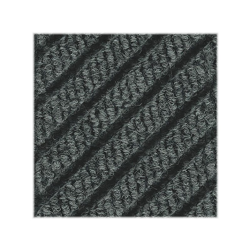 M+A Matting WaterHog Max Grand Diamond, Mat + One End, Universal Cleated, 4' x 10.5', Black Smoke (22248704105070) image 1