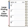 2026-2027 Excello Brands 5" x 8" Academic Weekly & Monthly Planner, Paperboard Cover, Pink Gold Numbers (RAY27-58LP-85P)~#|#~256D1E16-1BDA-4364-898E456F51BD3D76_sc7