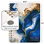 2026-2027 Excello Brands 8.5" x 11" Academic Weekly & Monthly Planner, Paperboard Cover, Dark Blue Marble (FSHN-AY26-8511-23)~#|#~256F224B-12C4-4CCA-A71283FBECBB5A3A_sc7
