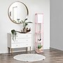 Creekwood Home Classix 62.5" 3-Tier Storage and Display LED Floor Lamp with White Linen Shade, Light Pink (CWF-3007-LP)~#|#~256F85F0-4E1A-460D-89404D7AC19E4626_sc7