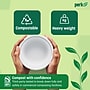 Perk Eco 12 Oz Compostable Paper Bowls, 125 Count Bulk Disposable Bowls for Soups, Snacks & Everyday Meals, White~#|#~F0181A04-D843-4010-8654D0F32FC86E80_sc7