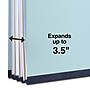 Staples® 60% Recycled Pressboard Classification Folder, 3-Dividers, 3 1/2" Expansion, Letter Size, Blue, 20/Box~#|#~25753953-9569-4904-B7444BB5A3B33A41_sc7