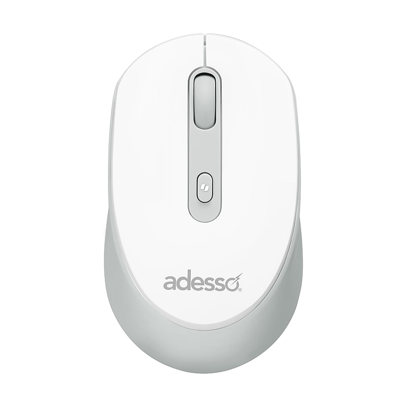 Adesso iMouse A30 Wireless Ambidextrous Optical 2.4 GHz Mouse, White (iMouse A30W) image 1