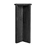 Storied Home Paulownia 13.8"Dia. Wooden Round Accent Table, Black (EC1802)~#|#~25797591-60EC-4DBF-A946EC11F935DE4A_sc7