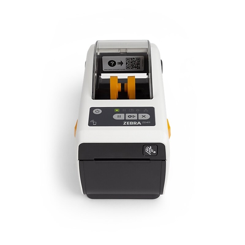 Zebra ZD4AH22-D01W01EZ ZD400 Series Direct Thermal POS Printer, Bluetooth 4.0/USB/USB-A/Wi-Fi, White/Black image 1