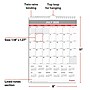 2026-2027 Staples 8" x 11" Academic Monthly Wall Calendar, White/Red/Gray (ST62815-27)~#|#~258040FF-7920-4757-A8B56BB3EA5A812D_sc7