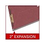 Medical Arts Press Pressboard Classification Folder, 2" Expansion, Legal Size, Dark Red, 25/Box (DV-T52-02-3ARD)~#|#~2589D8D3-61D3-49B4-B29047D8D9D3F65B_sc7