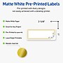 Avery Laser/Inkjet Rectangle Multipurpose Labels, 1" x 2-5/8", White, 160/Pack (S00D2K)~#|#~258EC0C2-6362-46D9-AD441E9996131EBD_sc7