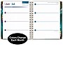 2027 Excello Brands 7.8" x 9" Weekly & Monthly Standard Planner, Paperboard Cover, Teal Gold Marble (FSHN-CY27-79-54)~#|#~258F196A-76D6-4EA3-A27C42A6C3BD556E_sc7