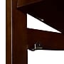Niche Flip Flop 5 Shelf 67"H Corner Folding Bookcase, Mocha Walnut (FFC6712MW)~#|#~25948A05-D21C-4333-92814F450FF81F8A_sc7