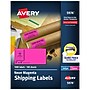 Avery Sure Feed Laser Shipping Labels, 2"x 4", Neon Pink, 1000 Labels/Box (5974)~#|#~25949060-04BA-465A-8A893A1B49B9CC80_sc7