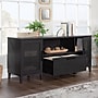 Sauder Tiffin Line 30"H Storage Credenza with 3 Shelves, Raven Oak (433265)~#|#~259638FC-B511-49E6-B3F0026CAC9BBDE8_sc7