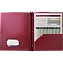 Staples 2-Pocket Presentation Folder with Fasteners, Burgundy (21611-CC/20649)~#|#~259DCF5C-80A5-45FC-B5DD511C6640C65F_sc7