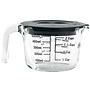Oster Coolidge Glass Measuring Cup with Lid, Gray, 16 oz. (935121807M)~#|#~259E7FC3-17F7-4773-A7CD006EA86D484C_sc7
