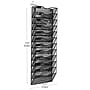 Mind Reader Front Loading Letter Tray, Black (MAG12C-BLK)~#|#~25A19C5E-07BD-4115-AD3E72B98A929EA4_sc7