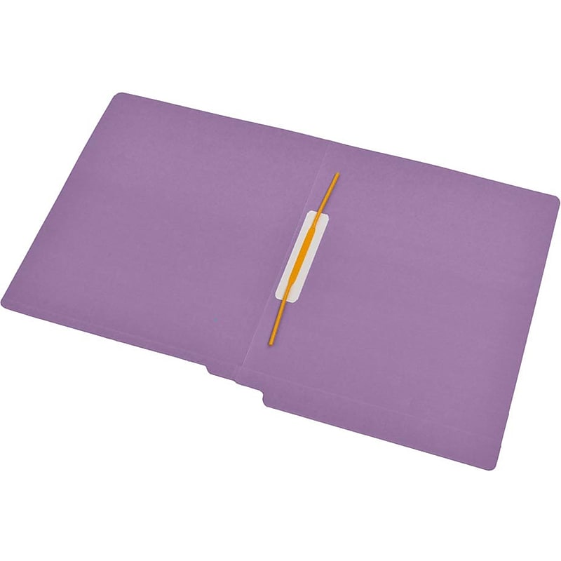 Medical Arts Press Reinforced End Tab File Folder, Straight Cut, Letter-Size, Lavender, 50/Box (S-09168-LAV) image 1