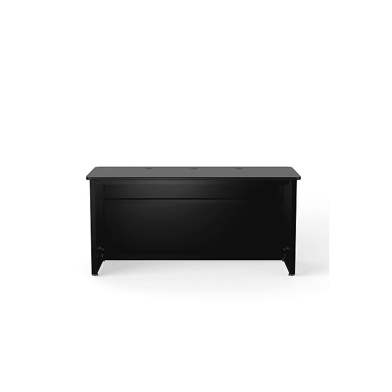 VersaDesk 60"W Enclosed Versa Classroom Desk, Black (CD6024-BB) image 1