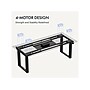 FlexiSpot E7Q 71"W Electric Adjustable Bamboo Top Standing Desk, Black (E7QBR7135LBDB)~#|#~25B16CBC-7DF2-453B-94908681D266CE67_sc7