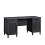 Sauder Tiffin Line 60"W Double Pedestal Desk, Raven Oak (433266)~#|#~25B28DBF-2962-422E-BF36FF24B4D06204_sc7