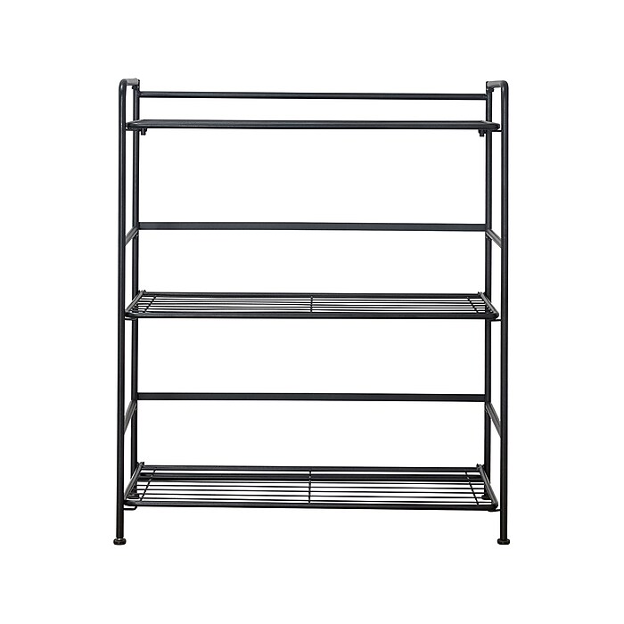 Advantus FlipShelf 3-Shelf Steel Rack, 30.5