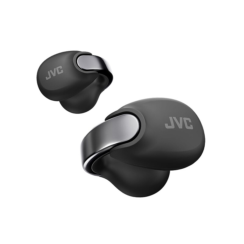 JVC Nearphones Wireless Open-Ear Earbuds, Bluetooth, Black (HANP1TB) image 1