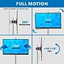 Mount-It! TV Pole Mount for 32" to 55" TVs, Holds up to 55 lbs. Max., Black (MI-390XL)~#|#~25B5FCD4-A8A1-4FB9-9F4C56D3CE67170A_sc7