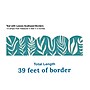 Carson Dellosa Scalloped Border Strips 3" x 3', Teal with Leaves, 13/pack (108522)~#|#~25B6A992-2CD2-482C-87FC50DA7B3D4DEF_sc7