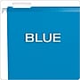 Pendaflex Reinforced Hanging File Folders, 1/5 Tab, Letter Size, Blue, 25/Box (PFX 4152 1/5 BLU)~#|#~25B74F6A-9B5A-4F83-81EFE94D036C8DBC_sc7