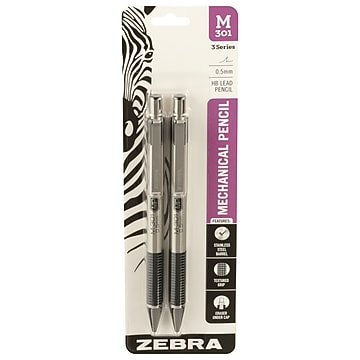 Zebra Z-Grip Mechanical Pencil, 0.5mm, #2 Medium Lead, Dozen