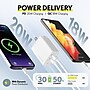 Delton Overtime USB-C/USB Wall & Car Chargers with Apple MFi Certified Cable for iPhone/iPad, White (CE14542A)~#|#~25BC5308-EB0E-410B-9DF7E7C9A6BBEE96_sc7