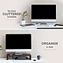 Anji Mountain Mango Wood Monitor Stand with Two USB Ports, Up to 32" Monitor, Walnut (MS-FNG-WAL-P)~#|#~25BC843B-DDB0-48E3-8FF38F2D5DA20E5E_sc7
