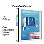 Staples Heavy Duty 1 1/2" 3-Ring Better Binder, D-Ring, White (ST55856-CC)~#|#~25C71B8F-B882-4A56-8200CEEA84827E6F_sc7