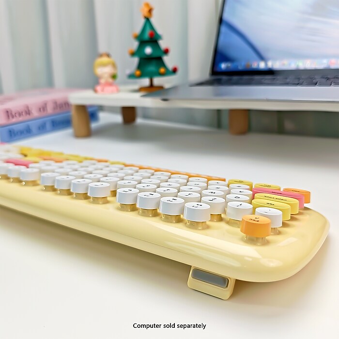 SaharaCase Wireless Ergonomic Keyboard and Laser Mouse Combo