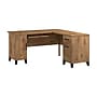 Bush Home Somerset 60" W L Shaped Office Desk with Storage, Fresh Walnut (WC81330K)~#|#~25CC69C4-1125-4D29-BAE8ABD359416BCE_sc7