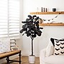 Nearly Natural Artificial Halloween Black Fiddle Leaf Tree, 5' (T5147)~#|#~25CD6E8F-16AE-4B5D-891D32A227F48922_sc7