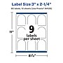 Avery Laser/Inkjet Decorative Edge Waterproof Multipurpose Labels, 2.25"  x 3", White, 90/Pack (94126)~#|#~25CD9423-4A23-49BA-9D7F8AA10B057048_sc7