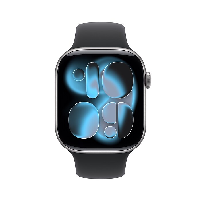 Apple Watch Series 11 GPS Smartwatch, 46mm, Space Gray Aluminum
