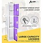 AdirOffice 72"H 3-Tier Purple Storage Locker (ADI629-203-PUR-DL)~#|#~25DA97DD-1177-45B9-9FF3B6E3898D8671_sc7