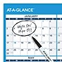 2027 AT-A-GLANCE 48" x 32" Yearly Wet-Erase Wall Calendar, Reversible, White/Blue (PM300-28-27)~#|#~25DB1824-D952-4815-8139196F77D55EFC_sc7