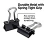 Staples Mini Binder Clips, 0.25" Capacity, Black, 12 Clips/Pack (15348)~#|#~25DC06CA-C832-4923-9560551D3005F45D_sc7