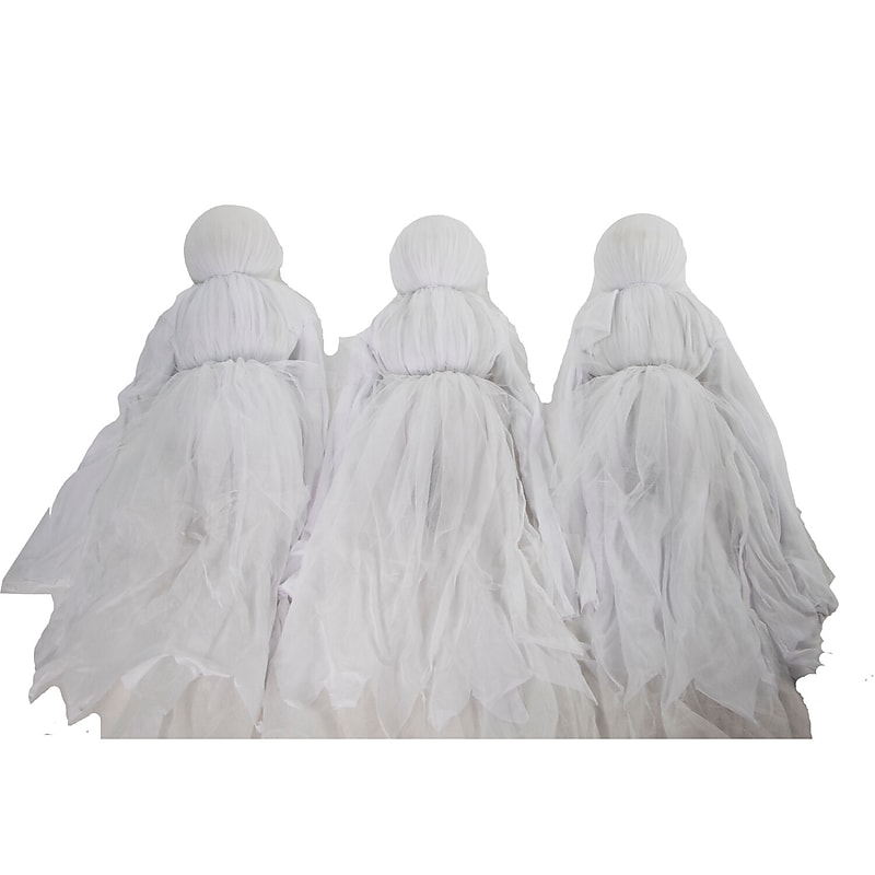 Haunted Hill Farm Light-up Ghost Trio (HHGHST-1STL) image 1