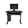 VersaDesk 36"W Basic Computer Table, Cherry/Black (BCT3630-BC)~#|#~25E387DC-0541-4C3E-842B803AB4970FDA_sc7