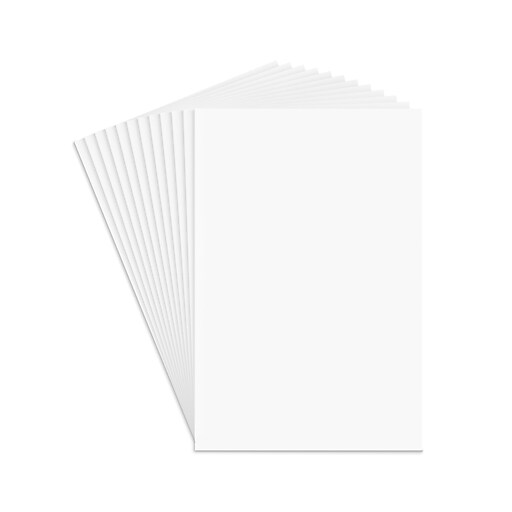 Ampad Mini Notepads, 3" x 5", Narrow, White, 50 Sheets/Pad, 12 Pads