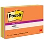 Post-it Super Sticky Notes, 4" x 6", Energy Boost Collection, 45 Sheet/Pad, 8 Pads/Pack (6445SSP)~#|#~25EB5DC4-E12E-4240-936C58CB89338088_sc7