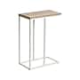 Household Essentials Jamestown 10"W x 18"D Laminate End Table, Coastal Oak/White (8229-1)~#|#~25F01ED4-BB40-4835-8165A6A6868BCD18_sc7
