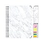 2024-2025 Global Printed Products Marble 8.5" x 11" Academic Weekly & Monthly Planner, Paper Cover, Gray/White~#|#~25F78460-0DD0-4EAA-84CFEEE3385052A1_sc7