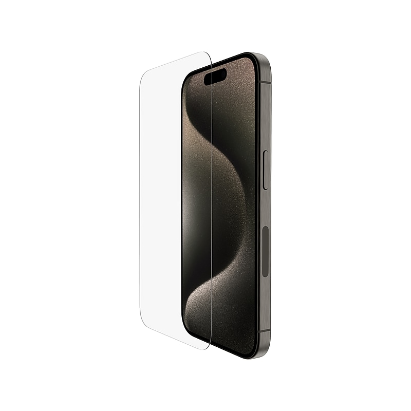 Belkin ScreenForce TemperedGlass Screen Protector for iPhone 15 Pro (OVA137zz) image 1