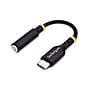 StarTech USB-C to 3.5mm Audio Adapter, Male to Female, Black (USBCAUDIO2)~#|#~260205C4-35EA-4DE2-8837596504199224_sc7