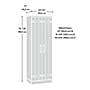 Sauder HomePlus 71"H Storage Cabinet with 4 Shelves, Soft White (430336)~#|#~2602DA5A-B9CA-4024-B3E8C7BAC489C86B_sc7